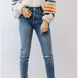Free People Stella High Rise Jeans